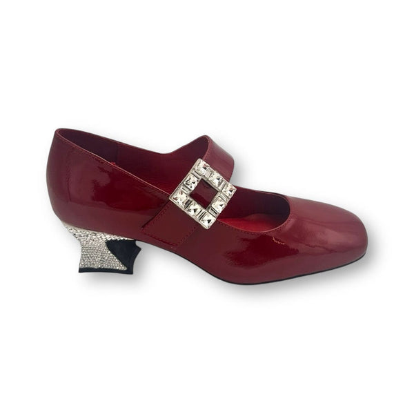 Django & Juliette Shoes 6 / Dark Red / 2 inches Patricio