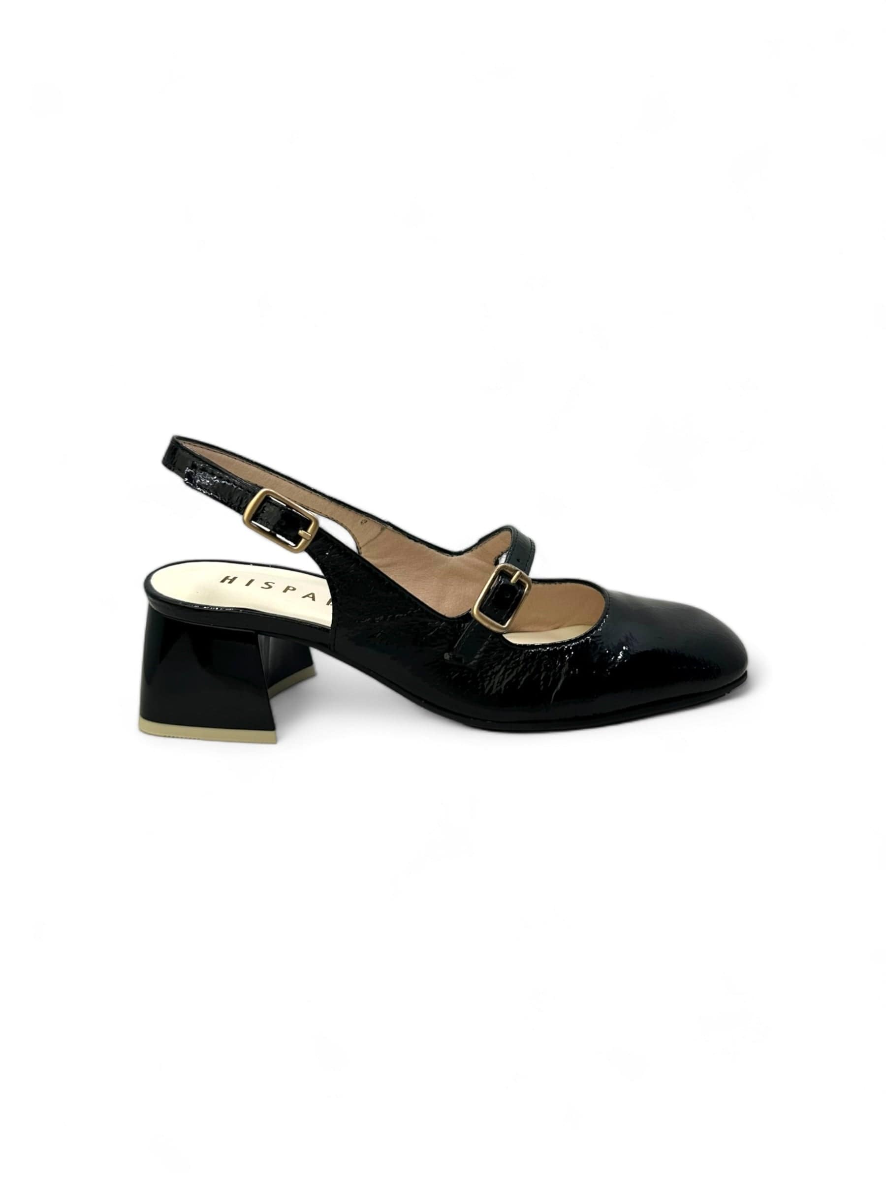 Hispanitas Shoes 6 / black / 1 inch Tahiti