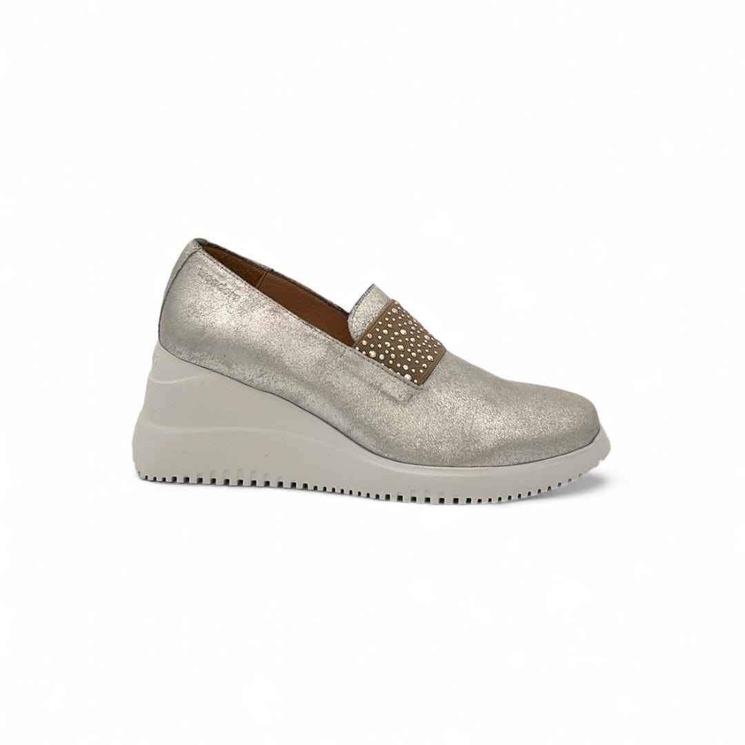 Wonders Shoes 7 / adella-silver / 2.75 inches Adella-Silver